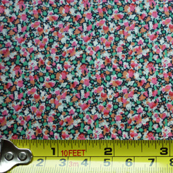 100% cotton Liberty Pepper tana lawn - pink and green