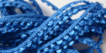Mini picot braid - royal blue