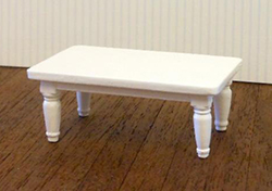 24th scale White coffee table