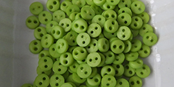 4mm buttons - lime