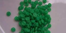4mm buttons - bright green