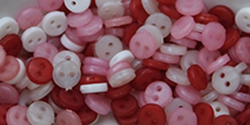 4mm buttons - sweetheart mix