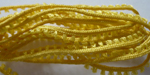 Mini picot braid - yellow