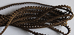 Mini picot braid - brown