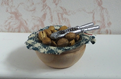 Bowl of nuts with nutcracker