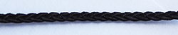 Rayon plaited braid - black