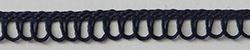 Rayon loop braid - navy