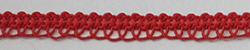 Rayon loop braid - red