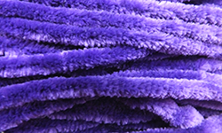 Fake fur trim - purple