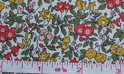 Liberty cotton forget-me-not fabric