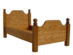 12th scale mahogany child's bed kit
