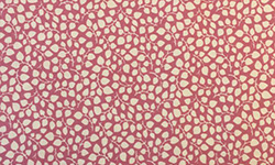 Pink leaf pattern 100% cotton fabric