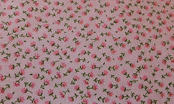 Floral pink on a pink background 100% cotton fabric