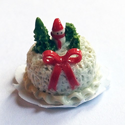 24th scale Christmas cake