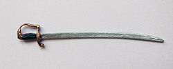 Miniature handpainted sword