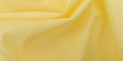 Poplin fabric piece, lemon, 100% cotton