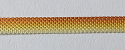 4mm wide soft ombre ribbon: yellow
