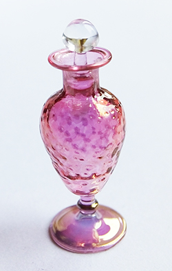 Cranberry glass French decanter
