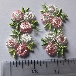Floral cluster pink/white